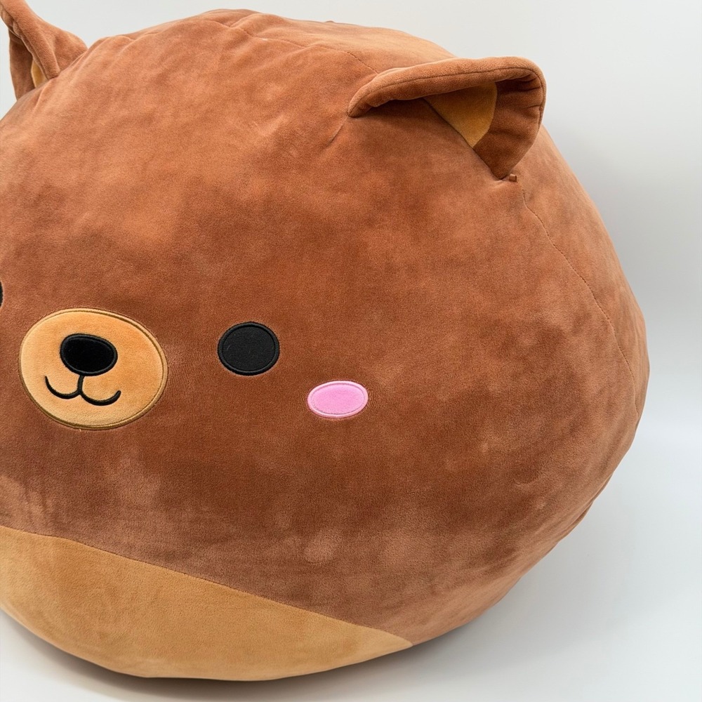 Squishmallows 24" Omar Brown Bear Large Jumbo Soft Plush Toy Stuffed Animal RARE - Picture 2 of 10